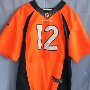 NFL Broncos Orange #12 Paxton Lynch Jersey